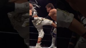 女子プロレスラー渾身の急所蹴りがクリーンヒット【山下りな】【FREEDOMS】【玉川ボール】#shorts