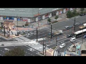少しずつ変わる『岡山の玄関口』路面電車乗り入れ事業で「自転車通行帯と横断歩道」が一体化へ